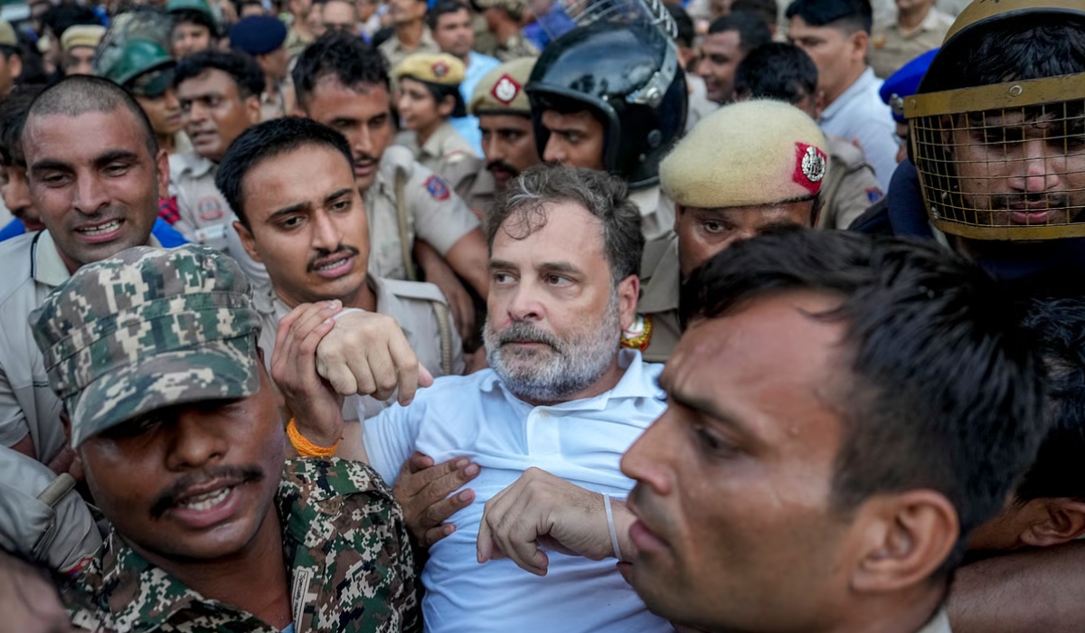 Democracy Crushed in Delhi': TVK Condemns Rahul Gandhi's Detention, Renews NEET Scrap Call
